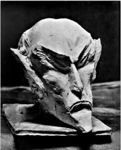 The Head of Ahriman, carved in wood by Rudolf Steiner.