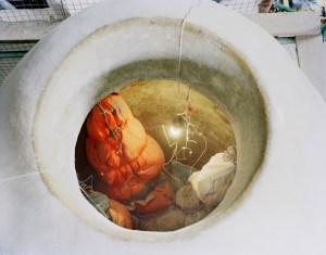 Cryostat interior at KrioRus facility near Moscow. Photo courtesy of Murray Ballard.